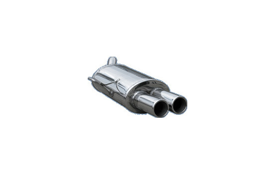 Échappement InoxCar compatible avec Renault Clio RS (Phase 2) 2002- 2x80mm, Image 2