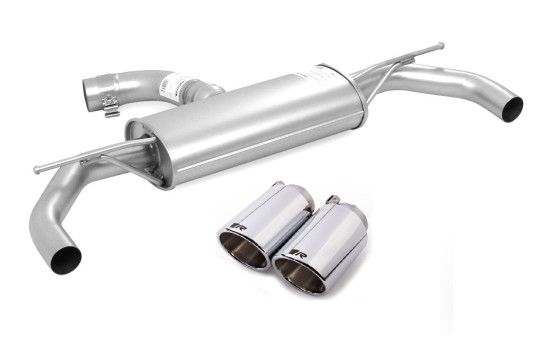 Échappement Remus chromé, compatible avec Volkswagen Golf VII / Seat Leon 2.0 TSi