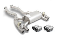 Échappement Remus compatible avec BMW M2 Competition (F87) 2018+ Argent / Carbone