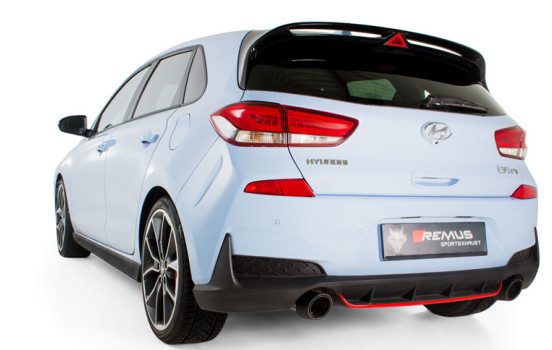 Échappement Remus compatible avec le système cat-back Hyundai i30 N Performance - Chrome coudé, Image 3