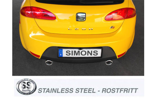 Échappement Simons adapté pour Seat Leon 2.0 CUPRA gauche et droite, Image 2