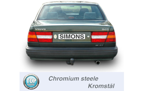 Échappement Simons adapté pour Volvo 740/760 Turbo avec convertisseur catalytique, Image 2