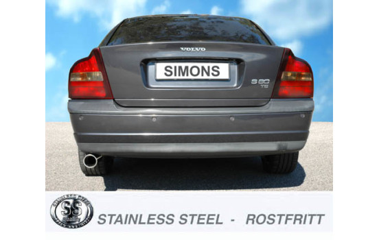 Échappement Simons adapté pour Volvo S80 2.0T/2.4T/2.5T T6 (2WD), Image 2