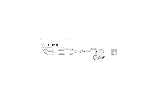 Échappement Simons compatible avec BMW Série 3 [E9x] 318i 320i/Si 2005-2011