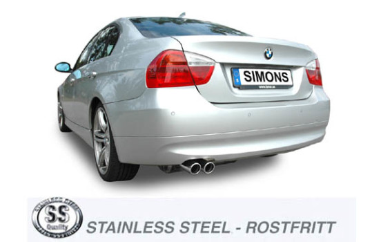 Échappement Simons compatible avec BMW Série 3 [E9x] 318i 320i/Si 2005-2011, Image 2