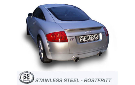 Échappement Simons pour Audi TT Coupé/Roadster 1998-2006, Image 2