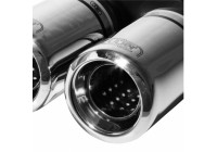 Échappement Ulter Sport compatible avec Toyota Corolla E10 HB 1.3i 55/65 kW/1.6i 84 kW (1992-1997), 2 sorties de 80 mm.