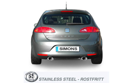 Pot d'échappement Simons adaptable sur Seat Leon 1P 2.0 TFSi, Image 2