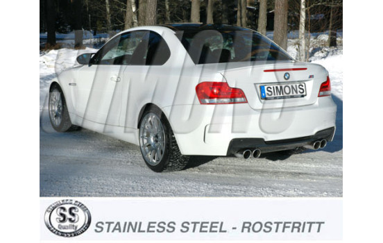 Pot d'échappement Simons sur mesure pour BMW 1M 2011-, Image 2