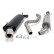 Pot d'échappement Simons sur mesure pour Saab 9-5 Turbo/Aero 2004-2010