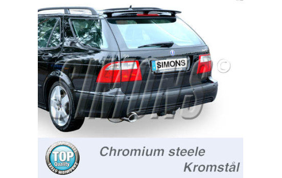 Pot d'échappement Simons sur mesure pour Saab 9-5 Turbo/Aero 2004-2010, Image 2