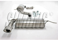 Pot d'échappement Simons sur mesure pour Seat Leon 1P 2005-