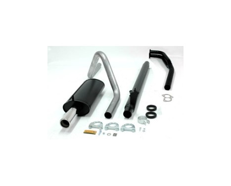 Pot d'échappement Simons sur mesure pour Volvo Amazone Break bride 2 trous 1967-