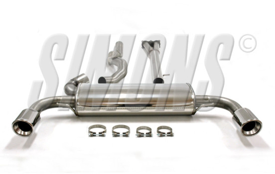 Pot d'échappement Simons sur mesure pour Volvo S60/V60 T6 AWD, Image 2