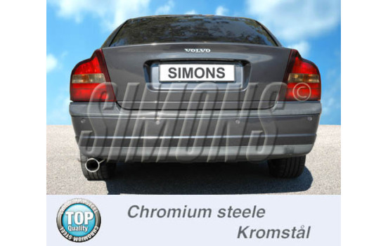 Pot d'échappement Simons sur mesure pour Volvo S80 2.4(+TD) 1998-2006, Image 2