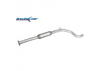 Silencieux central InoxCar compatible avec + Échappement sport compatible avec Fiat Punto EVO 1.4T MultiAir 16 pouces (