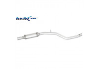 Silencieux central InoxCar compatible avec + Échappement sport compatible avec Peugeot 206CC 2.0 16v 136 ch 2001-2004