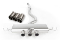 Système d'échappement Remus compatible avec Honda Civic Type-R FK8 (Argent/Carbone)