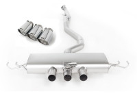 Système d'échappement Remus compatible avec Honda Civic Type-R FK8 (Chrome - Embouts biseautés)