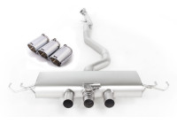 Système d'échappement Remus compatible avec Honda Civic Type-R FK8 (embouts chromés)