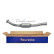 Catalyseur - Kit Easy2Fit - Set avec pièces de montage