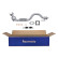 Catalyseur - Kit Easy2Fit - Set avec pièces de montage