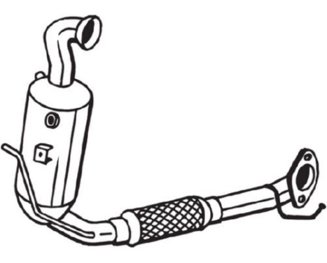 Filtre à particules / à suie, échappement 097-569 Bosal