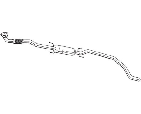 Filtre à particules / à suie, échappement 097-581 Bosal