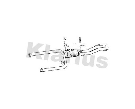 Filtre à particules / à suie, échappement 390180 Klarius