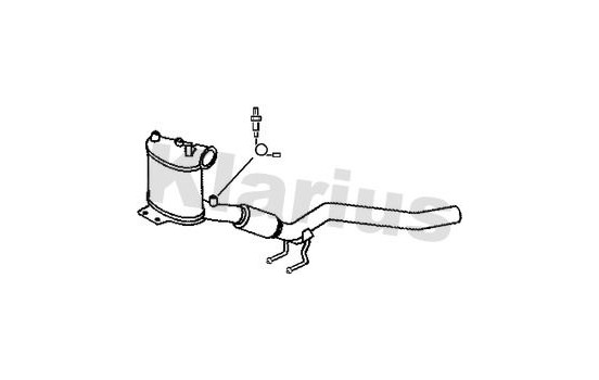 Filtre à particules / à suie, échappement 390233 Klarius, Image 2