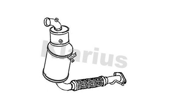 Filtre à particules / à suie, échappement 390790 Klarius, Image 2