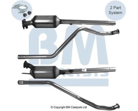 Filtre à particules / à suie, échappement BM11014P BM Catalysts