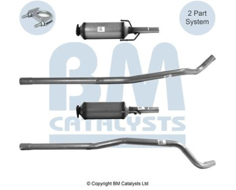 Filtre à particules / à suie, échappement BM11020P BM Catalysts