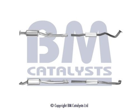 Filtre à particules / à suie, échappement BM11176 BM Catalysts