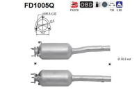 Filtre à particules / à suie, échappement FD1005Q AS