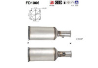 Filtre à particules / à suie, échappement FD1006 AS