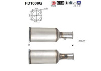 Filtre à particules / à suie, échappement FD1006Q AS