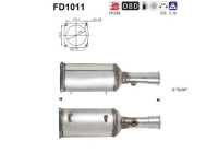 Filtre à particules / à suie, échappement FD1011 AS