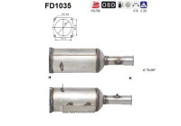 Filtre à particules / à suie, échappement FD1035 AS