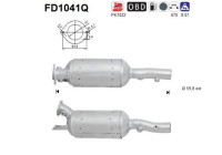 Filtre à particules / à suie, échappement FD1041Q AS