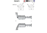 Filtre à particules / à suie, échappement FD1071 AS