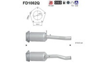 Filtre à particules / à suie, échappement FD1082Q AS