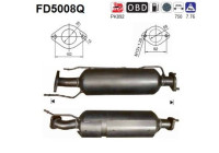 Filtre à particules / à suie, échappement FD5008Q AS