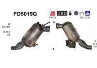 Filtre à particules / à suie, échappement FD5019Q AS
