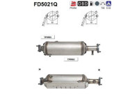 Filtre à particules / à suie, échappement FD5021Q AS