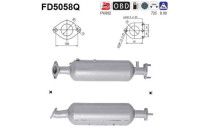 Filtre à particules / à suie, échappement FD5058Q AS