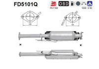Filtre à particules / à suie, échappement FD5101Q AS