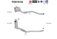 Filtre à particules / à suie, échappement FD5151Q AS