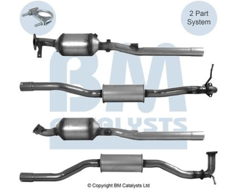 Filtre à particules diesel BM11409H BM Catalysts