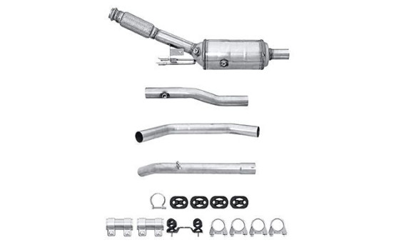 Filtre à particules diesel carbure de silicium - Kit Easy2Fit - Set avec pièces de montage 8LH 366 080-311 Hella, Image 2